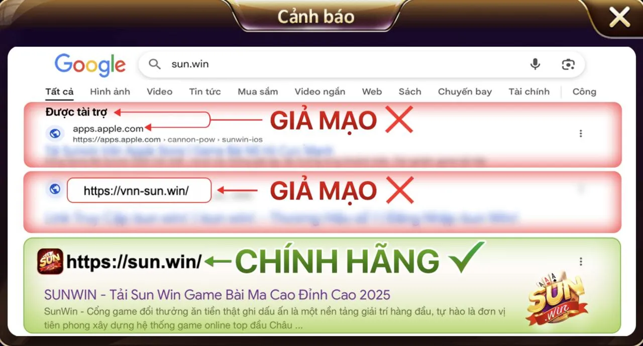 Kiểm tra domain Sunwin thật